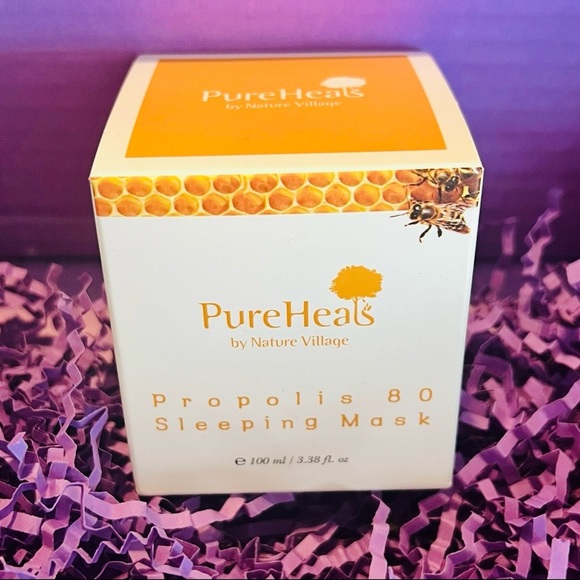 NIB PureHeals by Nature Village Propolis 80 Sleeping Mask Full Size - Picture 9 of 9